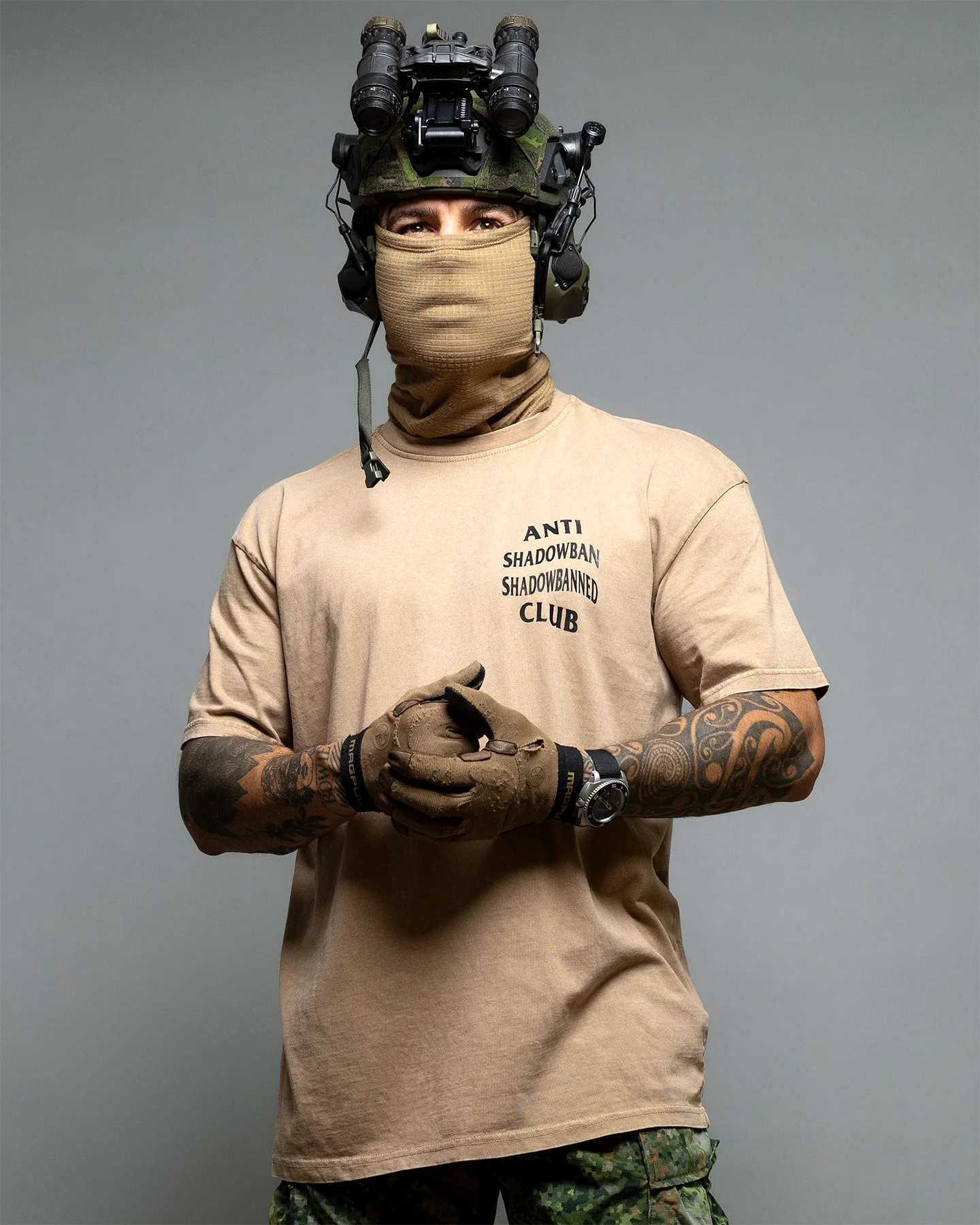 Shadowbanned Club Oversized Shirt - Image 6