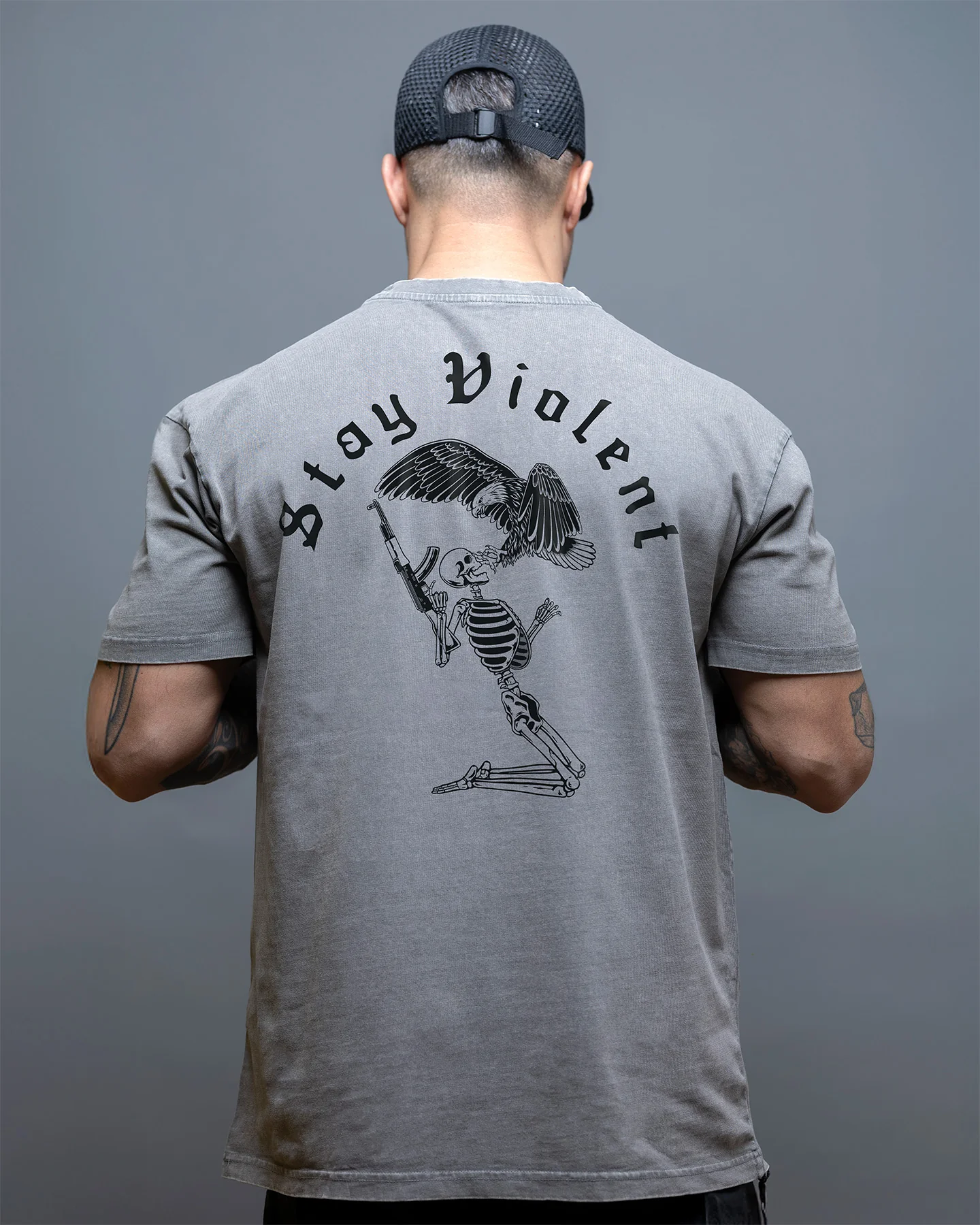 Stay Violent Oversized Shirt - Image 6