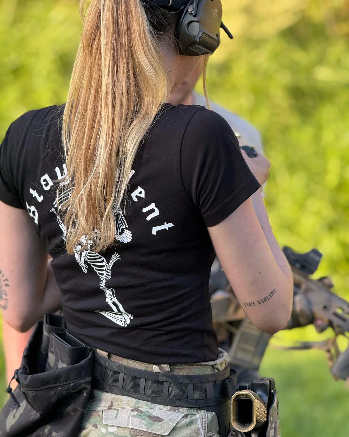 Stay Violent Women's Shirt - Image 5